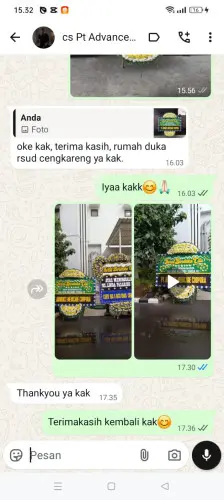 Testimonial Papan Bunga Pernikahan banjaran wetan