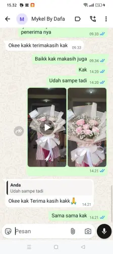 Testimonial Buket Bunga banjaran wetan