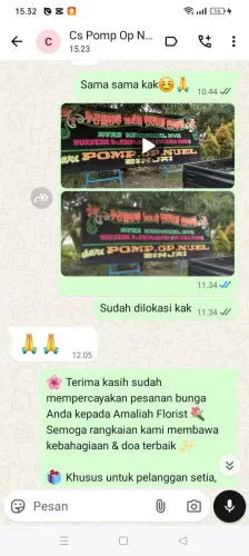 Testimonial Papan Bunga banjaran wetan